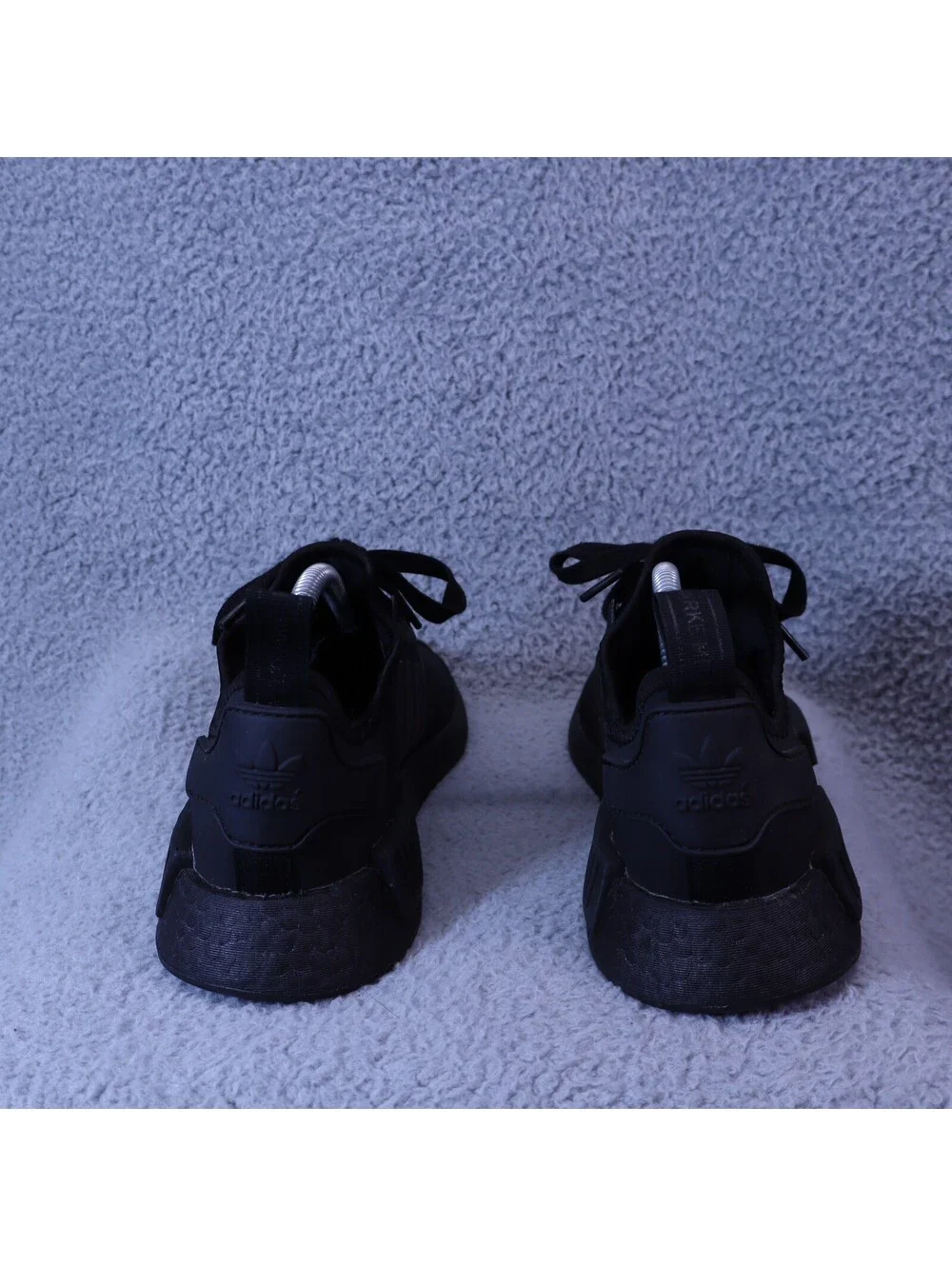 Adidas Womens 7 NMD_R1 Shoes Sneaker Black Boost